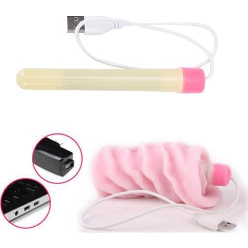 New USB Heater for Sex Dolls Silicone Vagina,pussy Sex Toys Accessory Masturbation Aid Heating Rod Male Sex Toy Warmer Stick