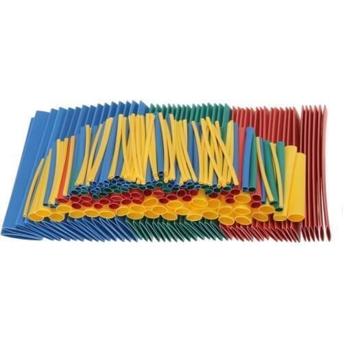 New Arrival 260pc 12.4m 2:1 Heat Shrink Wire Wrap Assortment Tubing Electrical Connection Cable Sleeve 4 Colors Hot Sale