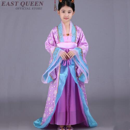 Hanfu dress kids girls ancient Chinese costume cosplay traditional Chinese clothing for girls kids han dynasty costume FF1101