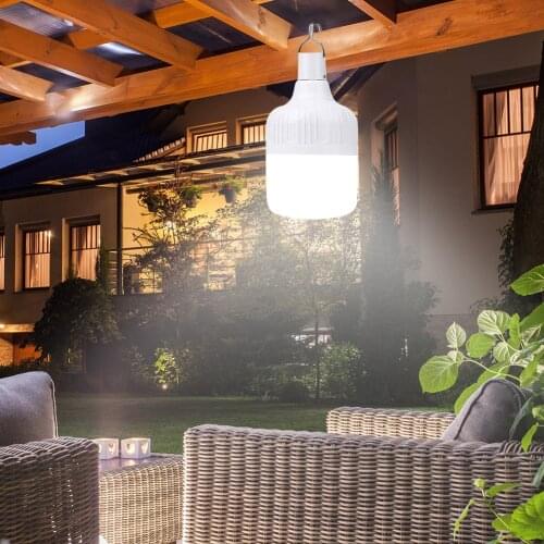 Handheld Spotlight Lantern Flashlight USB Rechargeable LED Camping Tent Light Portable BBQ Hiking Hanging Light Bulb