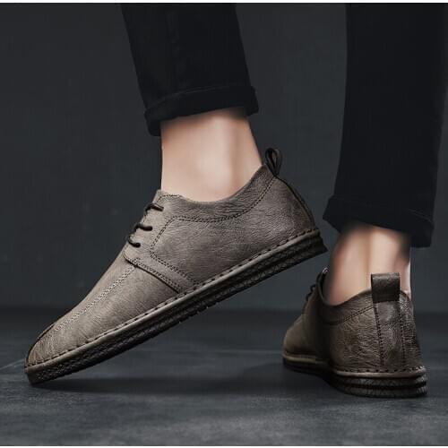 Casuales leather comfortable sapatos summer de on breathable Breathable classic vintage high hot light Casual Fashion mens Men