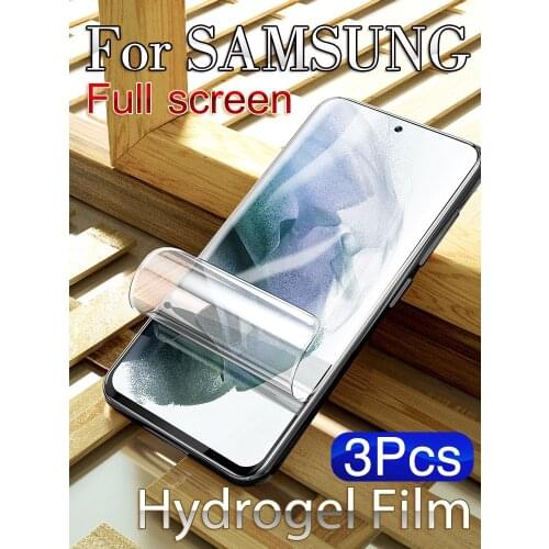 S21 Ultra Screen Protector For Samsung Note 10 20U Hydrogel Film Galaxy S20 Plus S10 5G S20FE S9 S8 S7 Edge HD Soft Note8 Note9