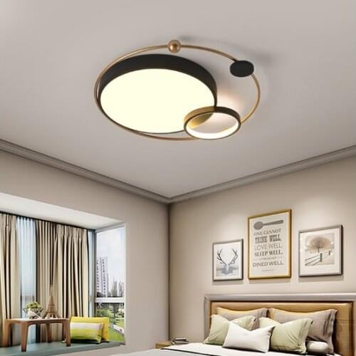 Bedroom lamp Nordic simple modern led ceiling lamp room lighting creative warm romantic round lamp lighting