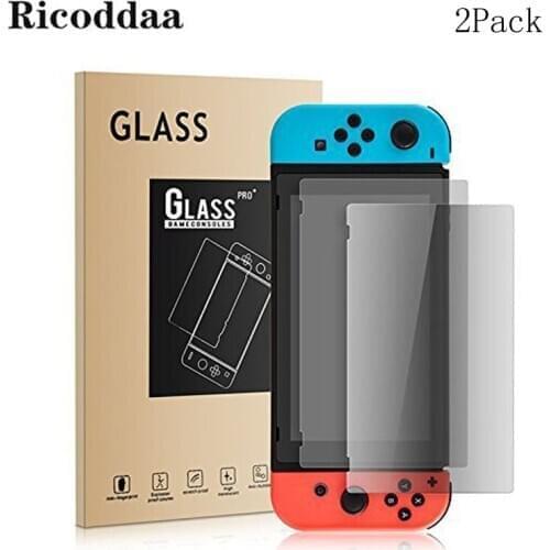 2PCS 9H Tempered Glass Screen Protector For Nintend Switch Protective Film Cover For Nintendo Switch NS Accessories
