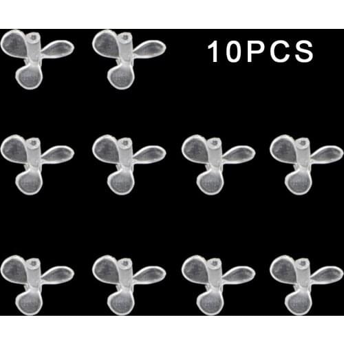 10pcs Propeller For Fishing Lure Electric Lure Wobblers Fishing Swimbait Plastic Outdoor Sports Fishing Tools Tackle