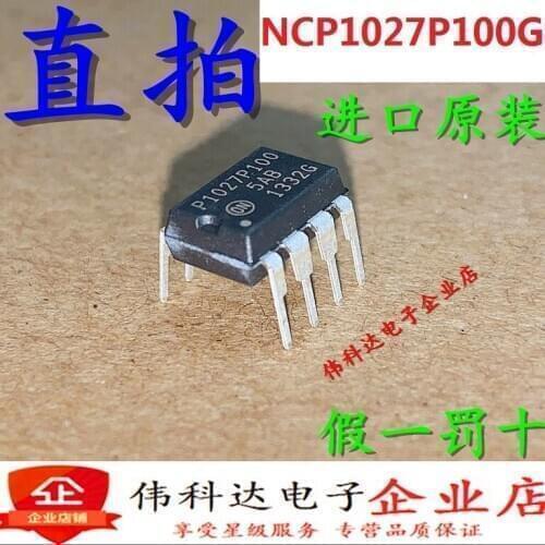 5pcs/lot New LCD Power Chip Ncp1027p100g Direct Plug P1027p100 Dip7