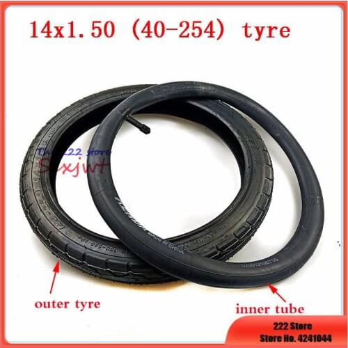 Free shipping Bicycle Tyre 40-254 14X1.50 Tyre Inner Tube Bicycle Fitting 14 inch Tire