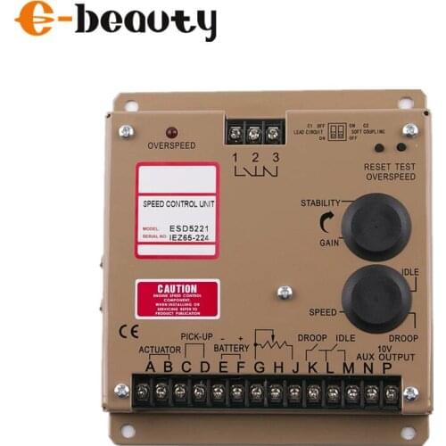 Generator Genset Electronic Speed Controller ESD5522E Control Unit Panel ESD5221