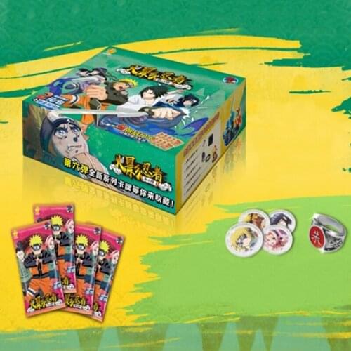 Narutoed Cards Letters Paper Card Letters One Games Children Anime Peripheral Character Collection Kids Gift Playing Card Toy