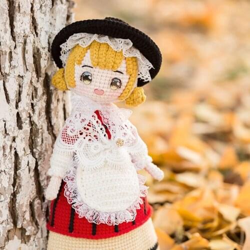 Crochet Welsh Doll DIY Handmade Knitting Package Crochet Material Package Knitting Weave Crochet DIY Dolls Crochet Supplies