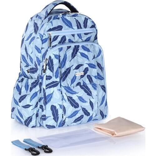 Multifunctional large-capacity mother bag waterproof shoulder mummy bag