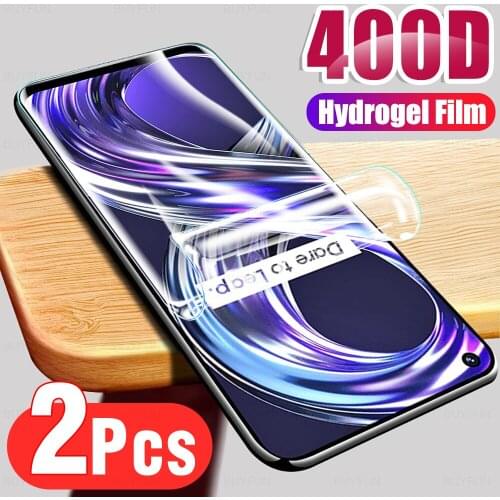 2Pcs HD Full Cover Soft Hydrogel Film For OPPO Realme 8i Phone Screen Protection For Realmi Realme8i 2021 Protector Not Glass