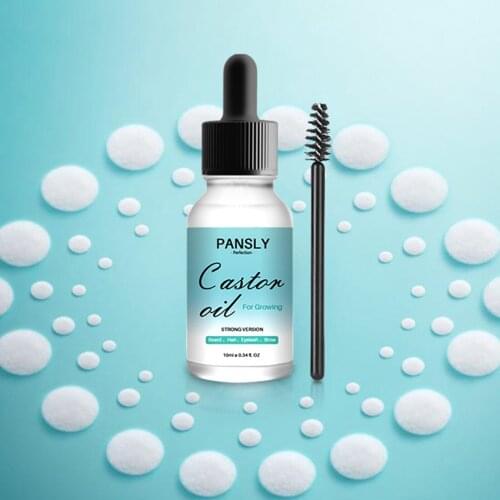 Natural Organic 10ml Castor Oil Hair Essence for Eyelashes Growth,Hair Regrow Hair Growth Essence