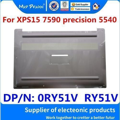 Laptop NEW silver white Access Panel Door Cover Bottom Base Bottom Cover for Dell XPS15 7590 precision 5540 M5540 0RY51V RY51V
