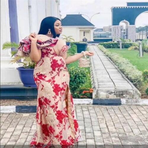 Latest Design Brocade Jacquard Lace Fabric French Lace Fabric High Quality African Nigerian Lace Fabric For Party Dress Sew