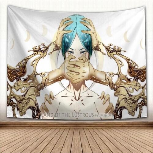 New Houseki no Kuni Wall Hanging Tapestry Home Party Decorative Tapestries Photo Background Cloth Table Cloth Wall Tapestry