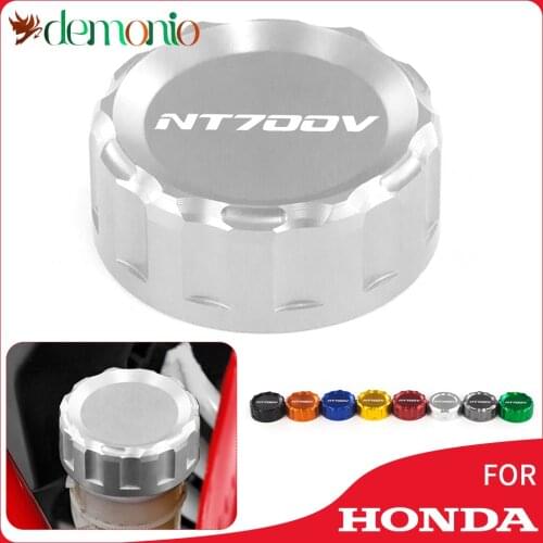 New Motorcycle Parts For HONDA NT700V 2010 2011 NT 700 V 700V Rear Brake Fluid Reservoir Cover Cap With Logo