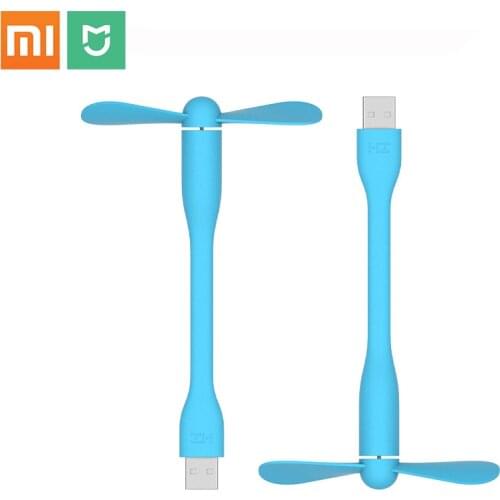 Original Xiaomi Mijia Ventilador Mini USB Fan Flexible portable Removable USB Fan For Power Bank Notebook Computer Summer Gadget