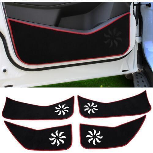 QCBXYYXH 4pcs Car Styling Protector Side Edge Protection Pad Protected Anti-kick Door Mats Cover For Ford Kuga 2014 2015 2016