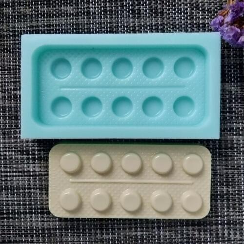 QT0146 Pill medicine silicone mold soap mould handmade soap making molds candle silicone mold resin clay mold