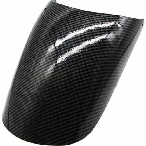 Motorcycle Front Fender Extender Carbon Fiber Front Wheel Mudguard Extension Universal for Honda Yamaha Kawasaki,20X15cm