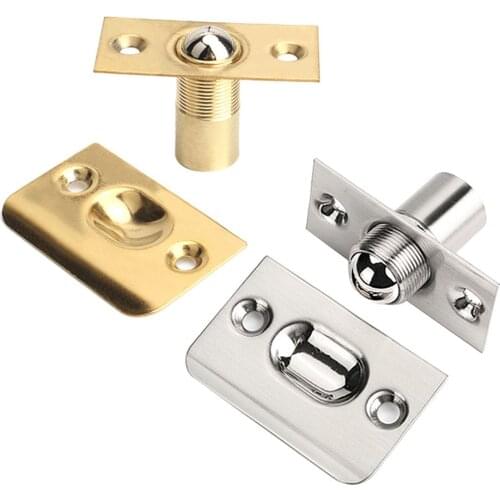Spring Invisible Wooden Cabinet Door Beads Lock Closet Ball Catch Latch Door Latches Touch Beads Locking Door