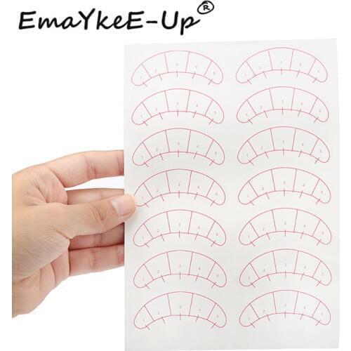 140 pcs/pack 5 Point Paper Patches 3D Eyelash Under Eye Pads Lash Eyelash Extension Practice Eye Tips Sticker Wraps Makeup Tools