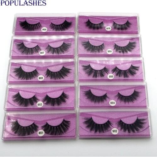 200 Pairs Mink Lashes Wholesale Mix Styles 3d False Eyelashes Minks Extensions Suppliers Custom Logo Makeup Beauty Tools