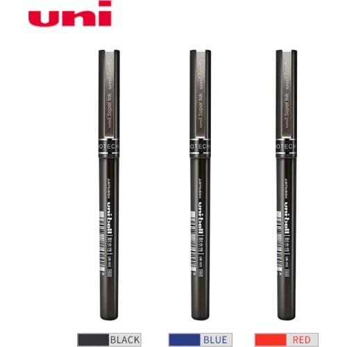 3/5/10pcs Japan UNI stationery gel pen UB-155 Straight liquid ball pen pen bullet pen gel pen 0.5mm student office business