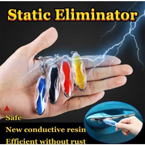 Car Multifunctionele Mini Auto Statische Eliminator Autodoor Anti-Statische Apparaat Elektrostatische Pen Sleutelhanger Voor 1pc