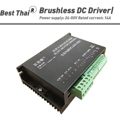 Hall and Hallless DC brushless motor speed control driver Brushless DC stepless speed control board forward and reverse 600W