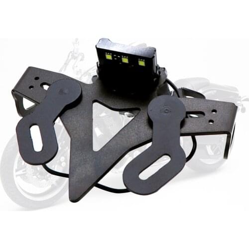 Rear License Plate Holder w/ LED Light Set for YAMAHA MT07 FZ-07 13‑20