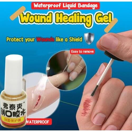 Dreathable Waterproof Wound Healing Gel Liquid Bandage Wound Patch Medical Band-Aid Spray Disinfecting Wound Hemostatic Adhesive