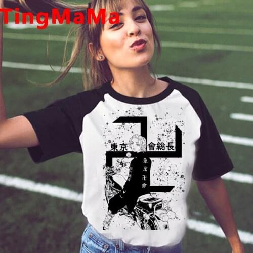 Tokyo Revengers clothes t-shirt male kawaii streetwear white t shirt graphic tees aesthetic clothes t-shirt streetwear
