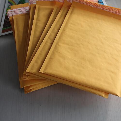 Kraft Bubble Bag Padded Envelopes Mailers Shipping Yellow Bags 200x250+40mm