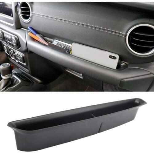 Grab Tray Passenger Storage Tray Organizer for 2018-2019 Jeep Wrangler JL JLU & 2020 Jeep Gladiator JT Grab Handle Accessory Box