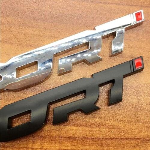 Car Modification Sports Personality Car Stickers Metal Side Standard Tail Car Stickers 3D Stereo Car Stickers