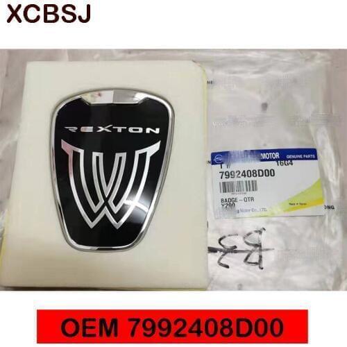 OEM 7992408D00 Rexton Logo Tuning Quarter Emblem for Ssangyong Rexton W 06 07 08 09 10 11 12 13