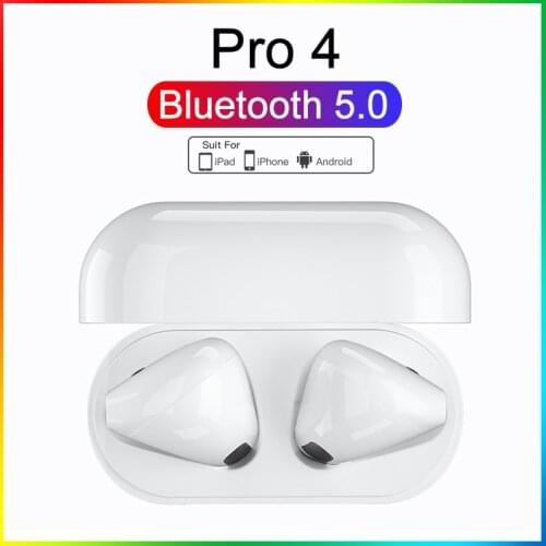 Wholesale Pro 4 Bluetooth Earphones TWS HD Call Wireless Headphone HiFi Music Earbuds Sports Runing Headset For All Smart Phone