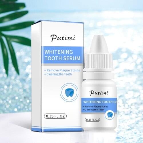 Whitening Teeth Serum Effective Remove Plaque Stains Teeth Cleaning Serum Dental Tool Toothpaste Whitener Essence Oral Hygiene