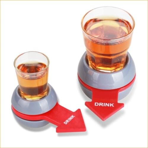 Arrow Drinking Turntable tumbler Finger Game Rotating Glasses Rotating Wine Cup Gift Party Fun Wine Cup