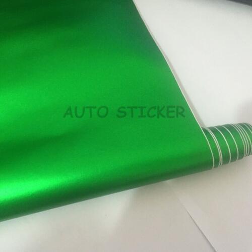 Retailing 10/20/30/40/50cm*152cm Apple Green Metallic Matt Vinyl wrap Car Wrap With Air Bubble Free Car Wrapping Sticker Foil