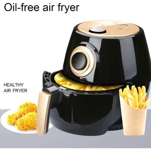Air Fryer 1200W 5L Electric Deep Fryer Timer Temperature Control Power Air Fryer Electric Household Healthy Kitchen Cooking Tool