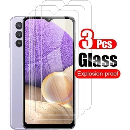 3Pcs For Samsung Galaxy A32 5G Tempered Glass Screen Protector Shield For Samsung Galaxy A32 4G Protective Glass Film 9H Clear