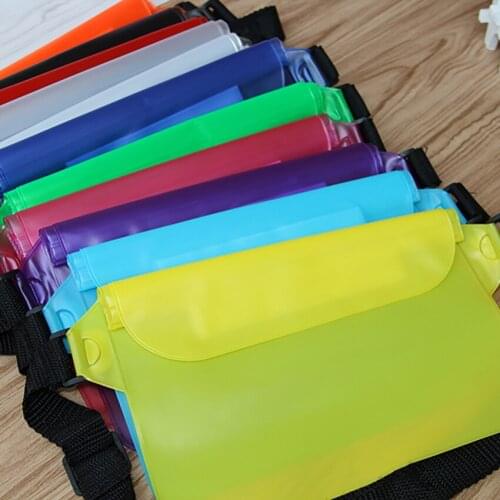 1pcs Waterproof waist bag Waterproof Drift Diving Swimming Bag Mobile phone storage Bags with Belt For swimming boating