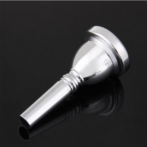 12C Alto Trombone Mouthpiece Copper Alloy Gold/Silver-plated Stylish and Durable U7EF