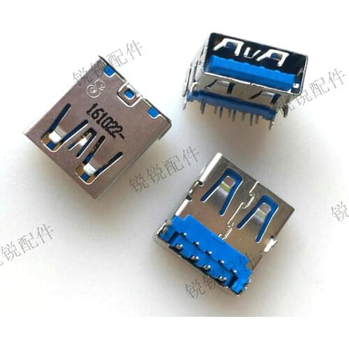 3pcs) USB3.0 female connector 9p lower connector board upper USB interface 2ub4004-100101f