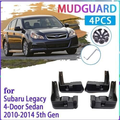 4 PCS Car Mud Flaps for Subaru Legacy Sedan 2010 2011 2012 2013 2014 Mudguard Splash Guards Fender Mudflaps Auto Accessories