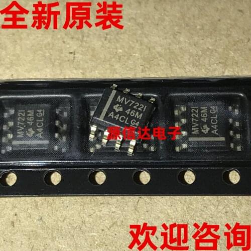 5PCS Newly imported LMV722IDR screen printing: real picture shooting of MV722I SOP-8 low power chip
