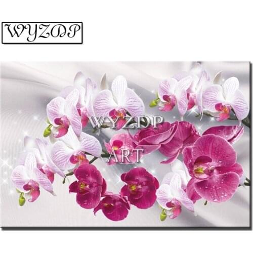 5D Diamond painting Magnolia Picture Full Square/Round Diamond Embroidery Mosaic Cross stitch Gift Kits Home decor WYZWYZ190725